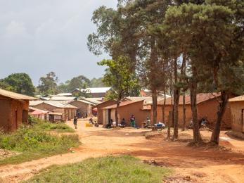 A scene of a small DRC town.